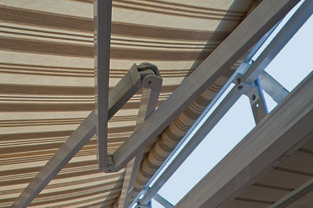 Criss-cross Roof Mount Awning