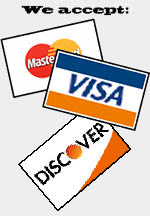 Get your awning with MasterCard, Visa, and Discover