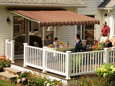 New retractable awning